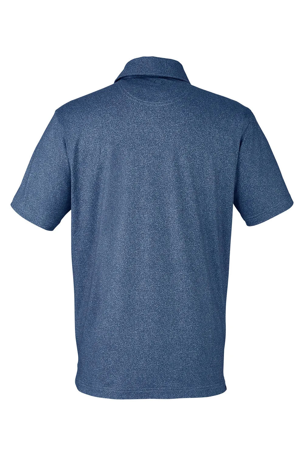 Puma Mens Cloudspun Primary Moisture Wicking Short Sleeve Polo Shirt - Evening Sky Blue