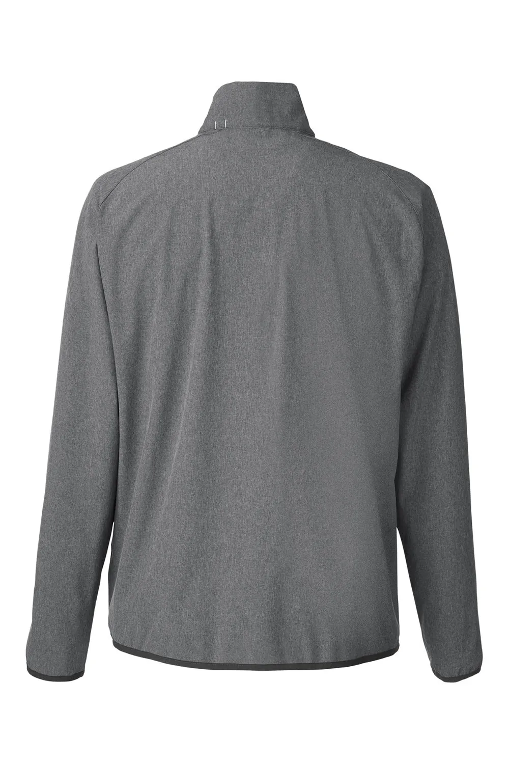 Puma Mens Coastal Woven Moisture Wicking 1/4 Zip Sweatshirt w/ Pockets - Heather Black