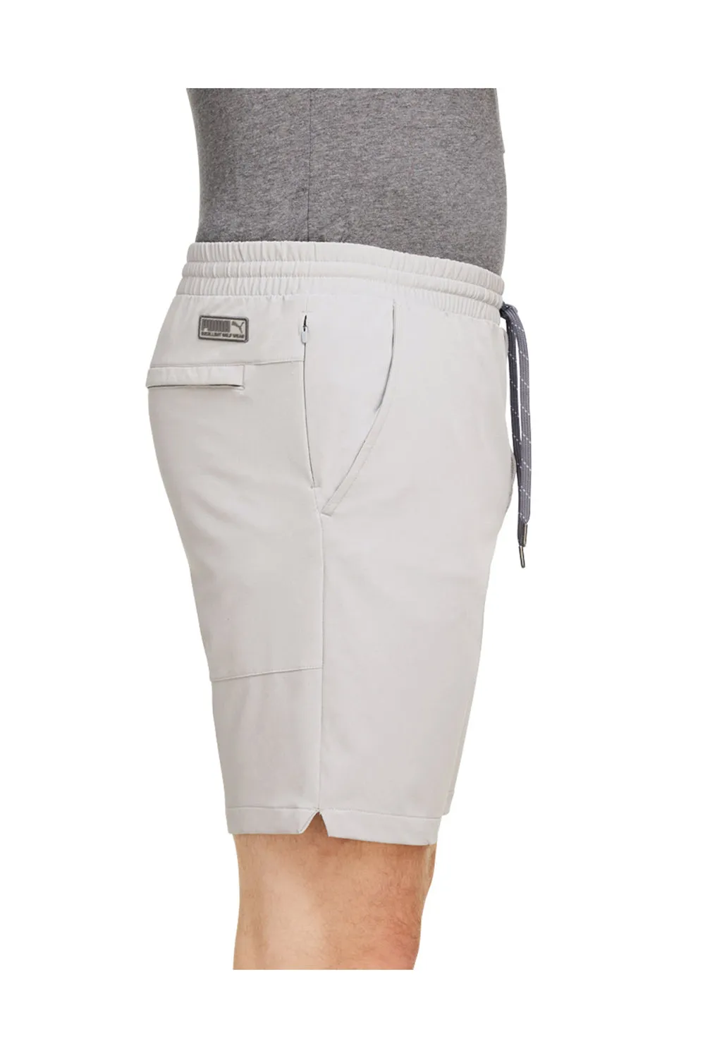 Puma Mens EGW Walker Moisture Wicking Shorts w/ Pockets - High Rise Grey