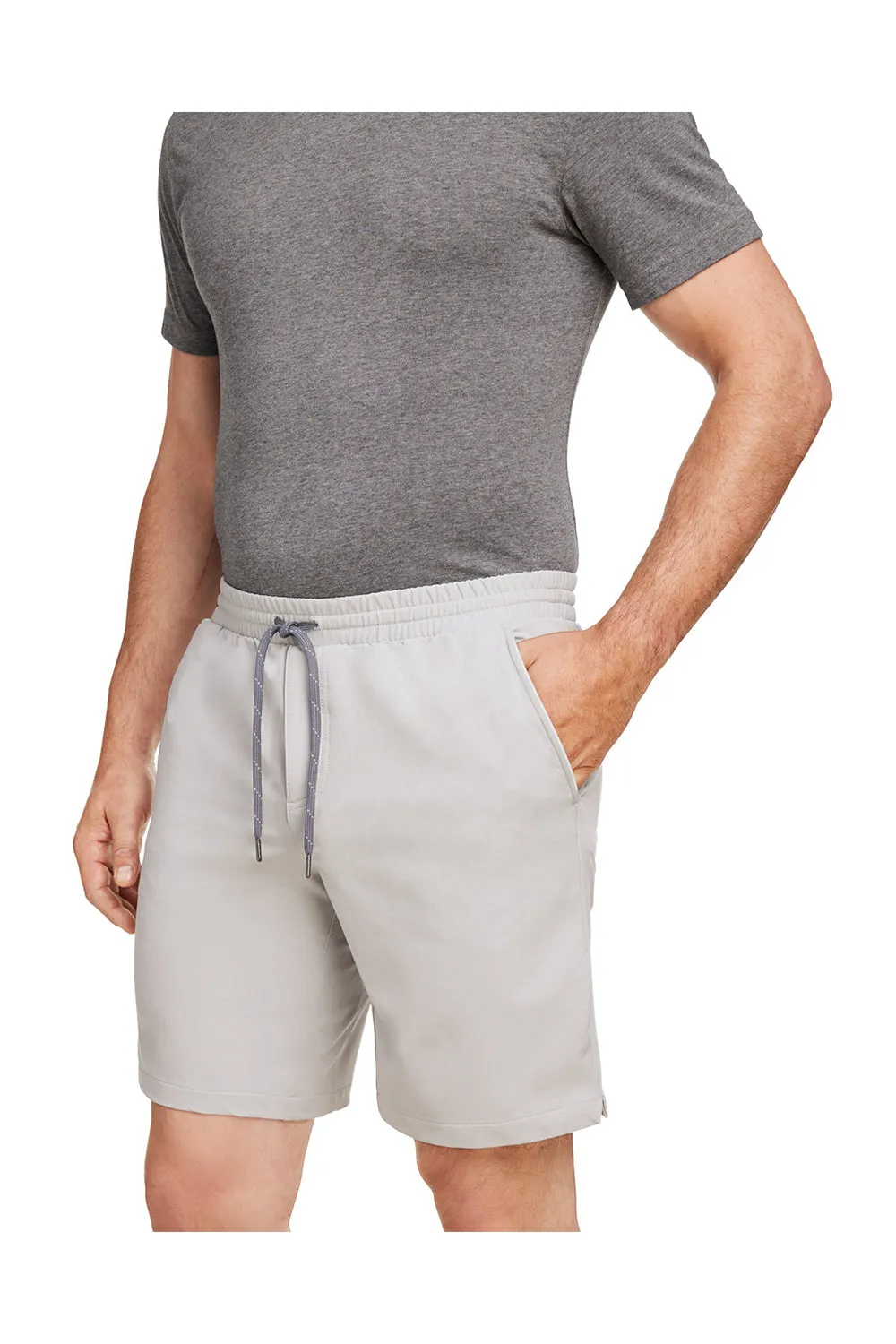 Puma Mens EGW Walker Moisture Wicking Shorts w/ Pockets - High Rise Grey