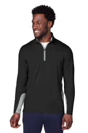 Puma Mens Gamer Moisture Wicking 1/4 Zip Sweatshirt - Black - Closeout