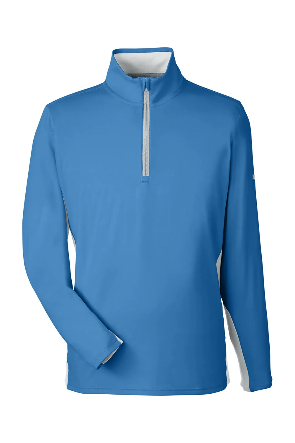 Puma Mens Gamer Moisture Wicking 1/4 Zip Sweatshirt - Bright Cobalt Blue - Closeout