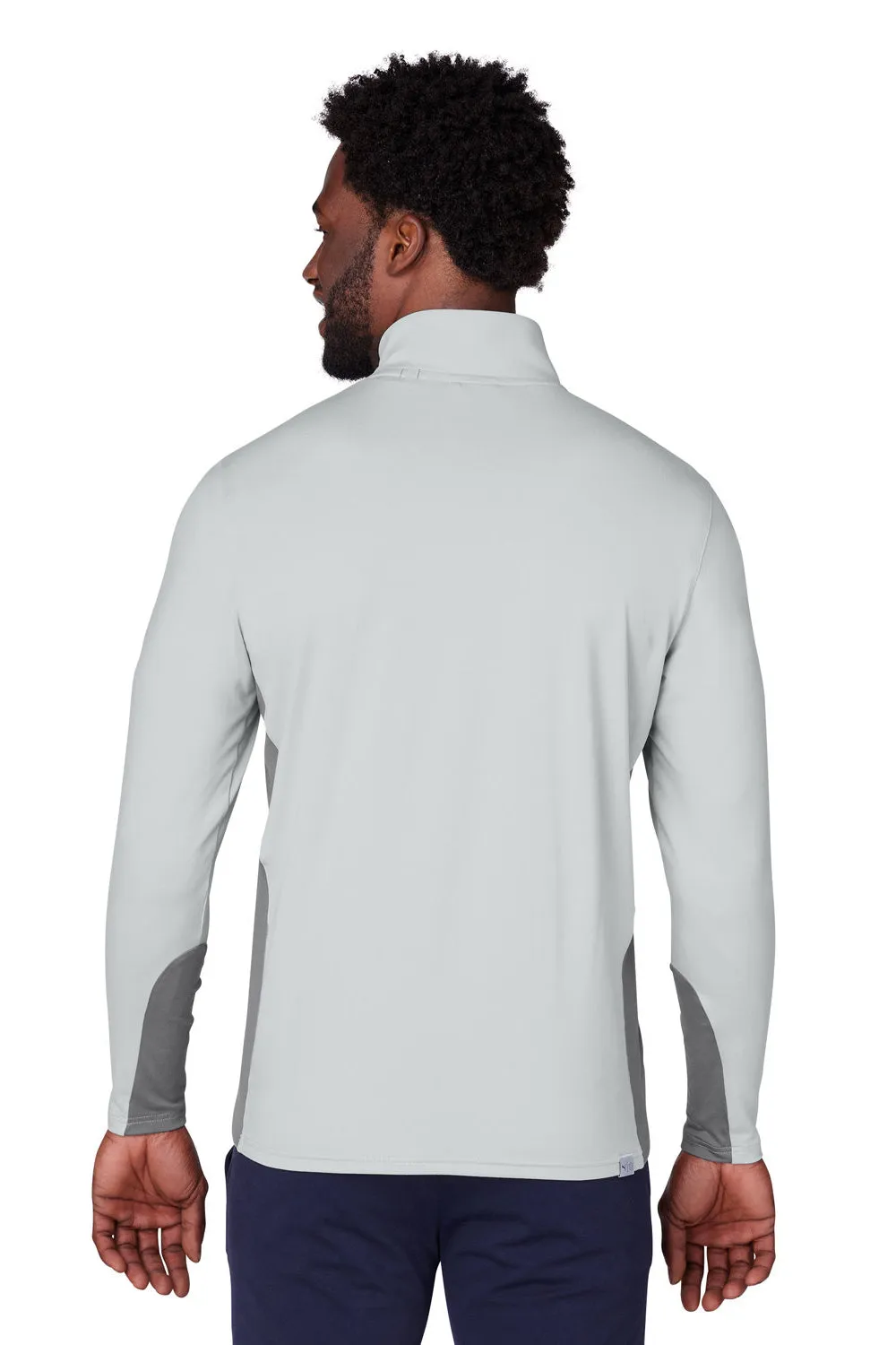 Puma Mens Gamer Moisture Wicking 1/4 Zip Sweatshirt - High Rise Grey - Closeout