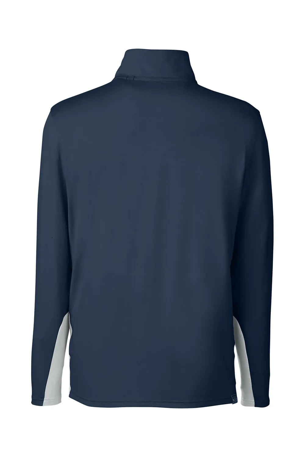 Puma Mens Gamer Moisture Wicking 1/4 Zip Sweatshirt - Navy Blue - Closeout