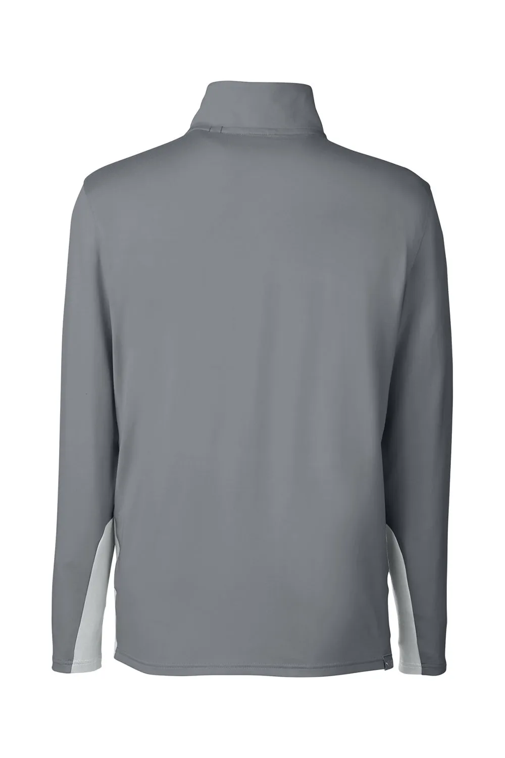 Puma Mens Gamer Moisture Wicking 1/4 Zip Sweatshirt - Quiet Shade Grey - Closeout
