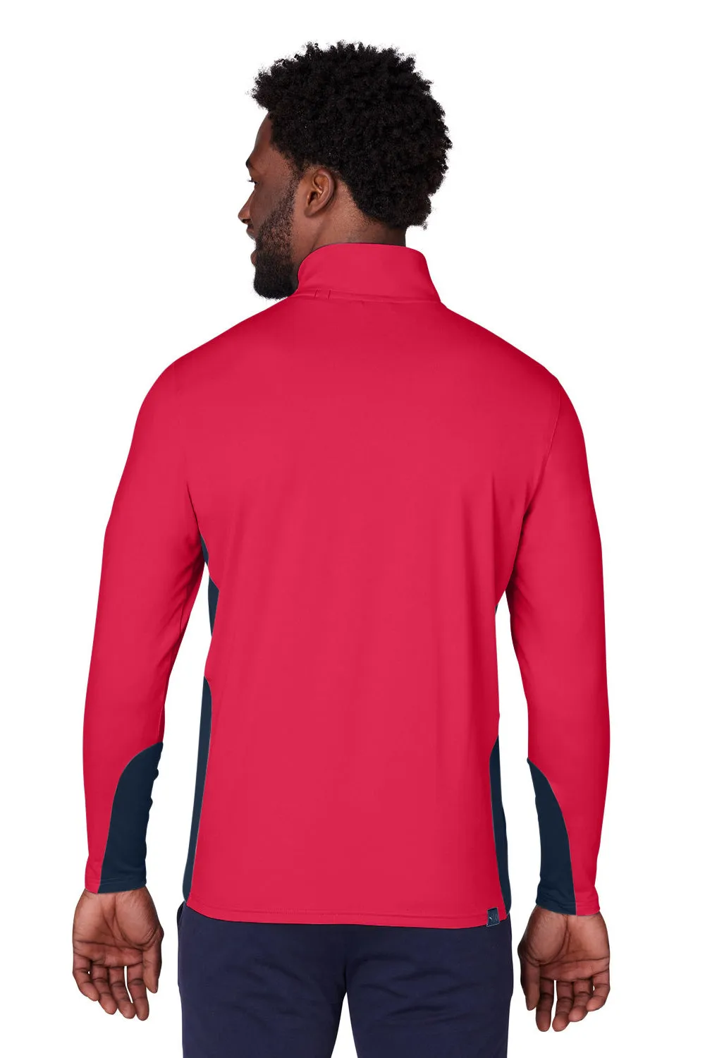 Puma Mens Gamer Moisture Wicking 1/4 Zip Sweatshirt - Ski Patrol Red - Closeout