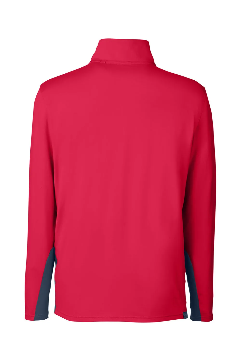 Puma Mens Gamer Moisture Wicking 1/4 Zip Sweatshirt - Ski Patrol Red - Closeout