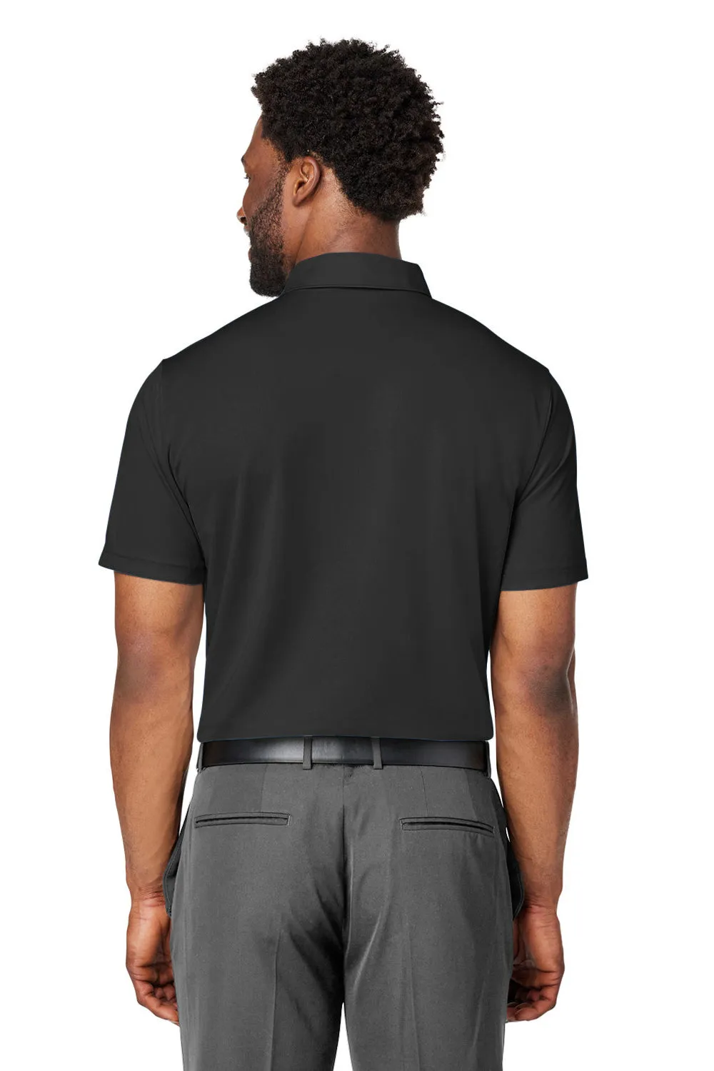 Puma Mens Gamer Moisture Wicking Short Sleeve Polo Shirt - Black - Closeout