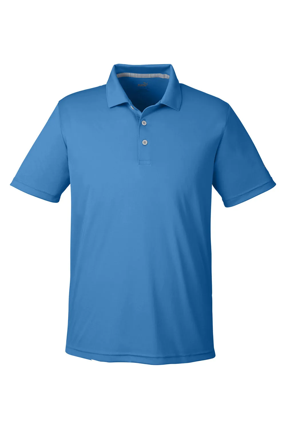 Puma Mens Gamer Moisture Wicking Short Sleeve Polo Shirt - Bright Cobalt Blue - Closeout