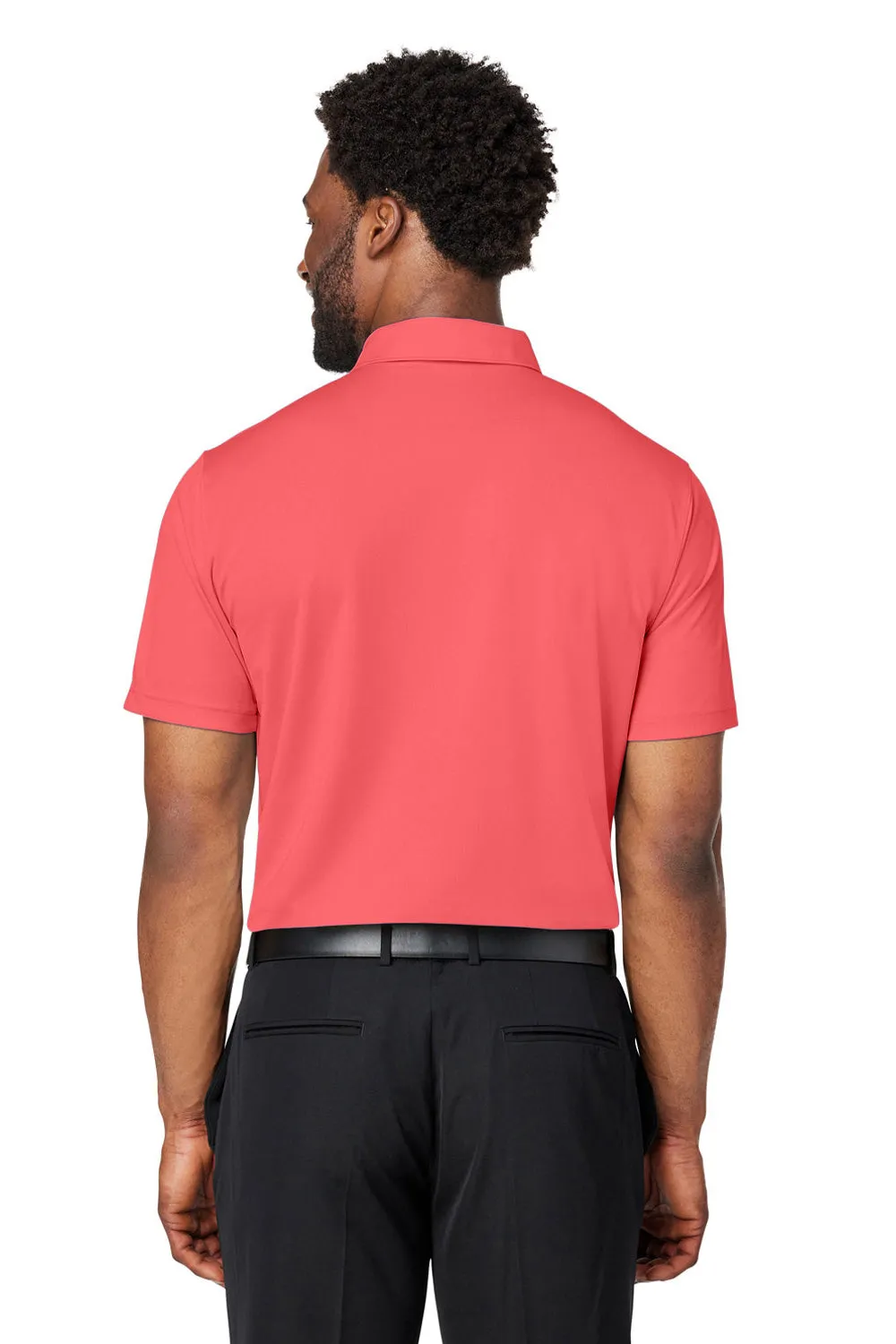 Puma Mens Gamer Moisture Wicking Short Sleeve Polo Shirt - Hot Coral - Closeout