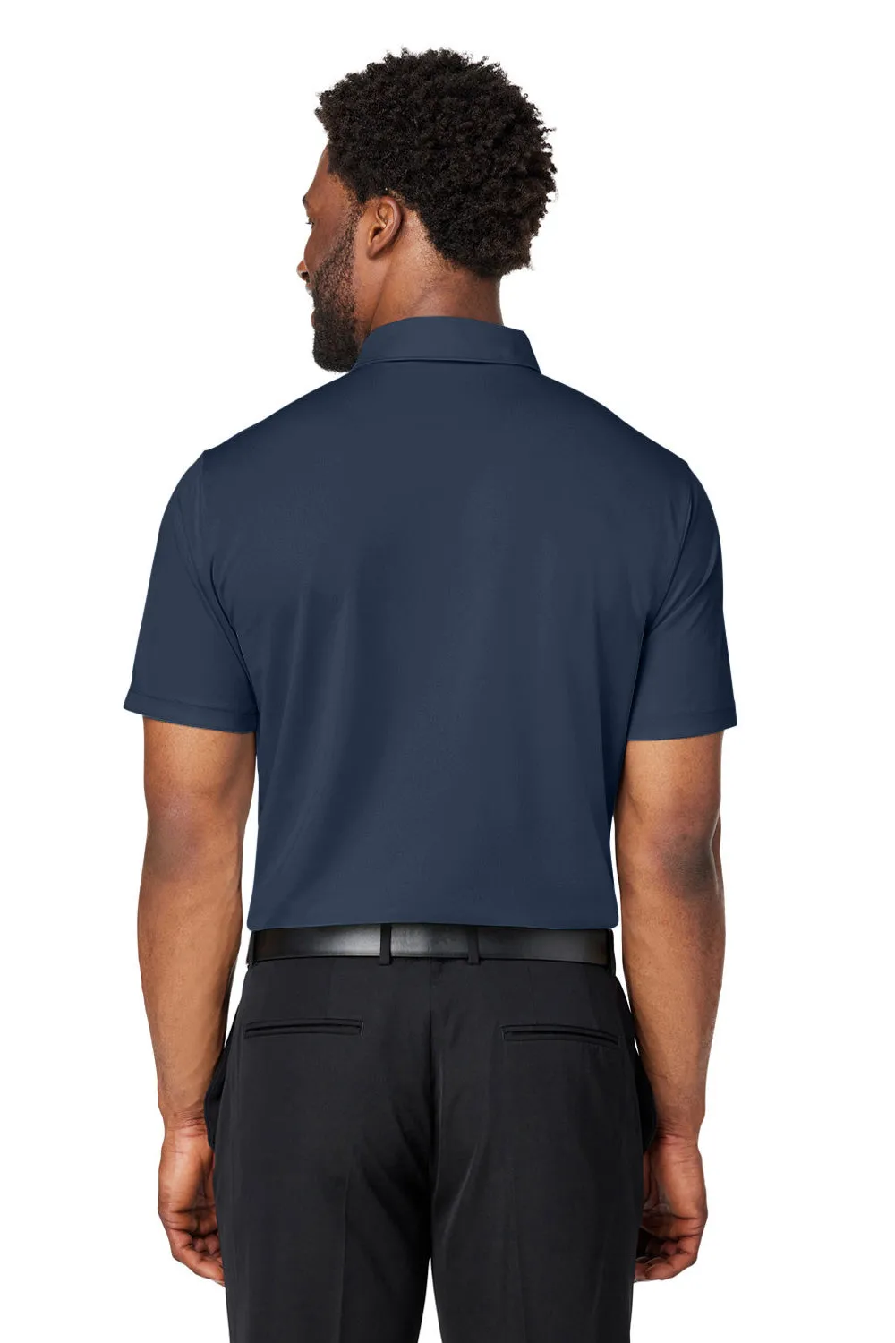 Puma Mens Gamer Moisture Wicking Short Sleeve Polo Shirt - Navy Blue - Closeout
