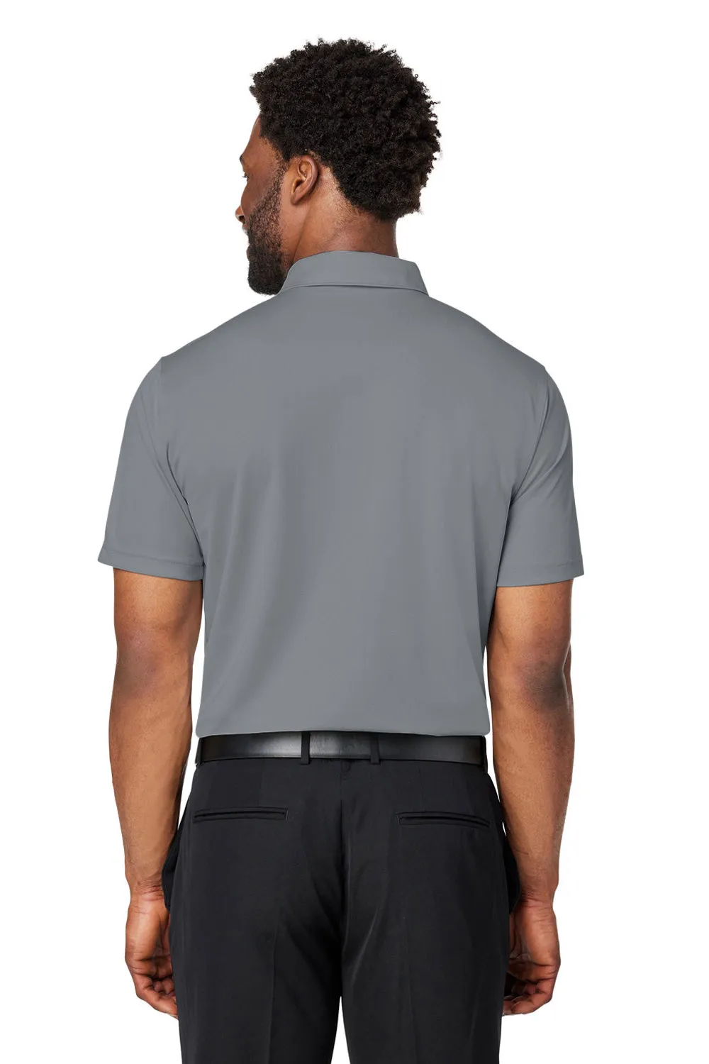 Puma Mens Gamer Moisture Wicking Short Sleeve Polo Shirt - Quiet Shade Grey - Closeout