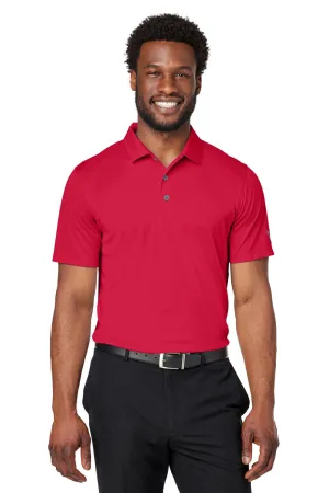 Puma Mens Gamer Moisture Wicking Short Sleeve Polo Shirt - Ski Patrol Red - Closeout