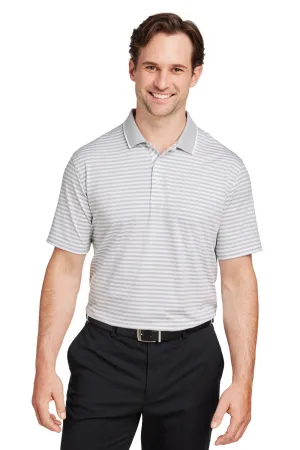 Puma Mens Mattr Feeder Moisture Wicking Short Sleeve Polo Shirt - High Rise Grey