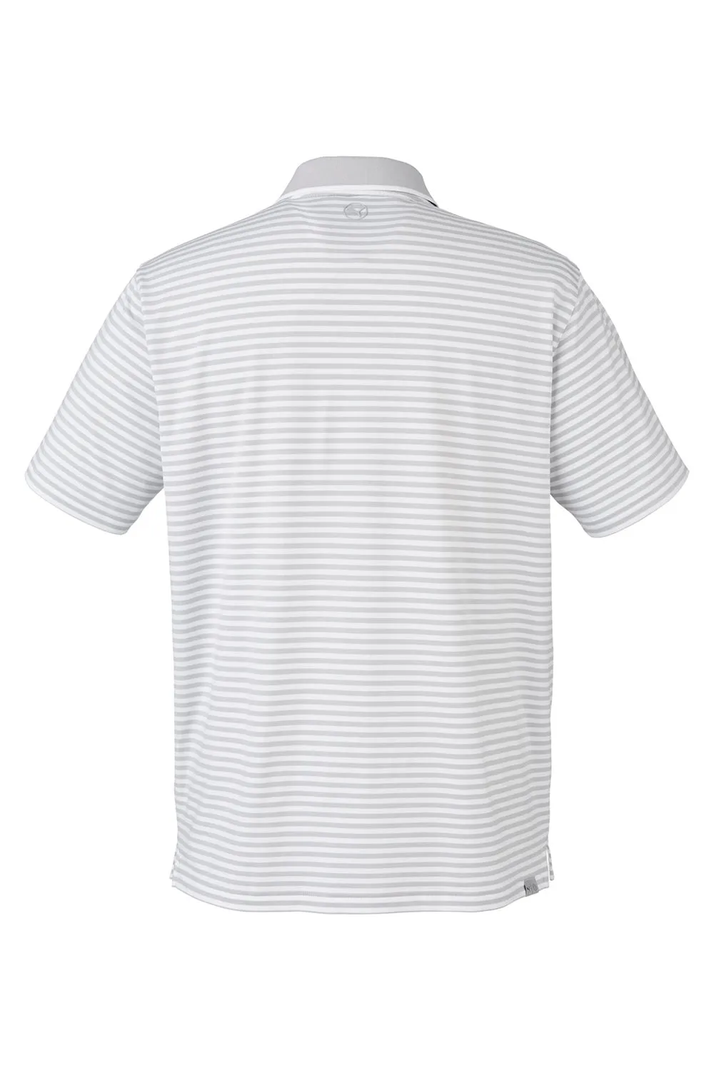Puma Mens Mattr Feeder Moisture Wicking Short Sleeve Polo Shirt - High Rise Grey