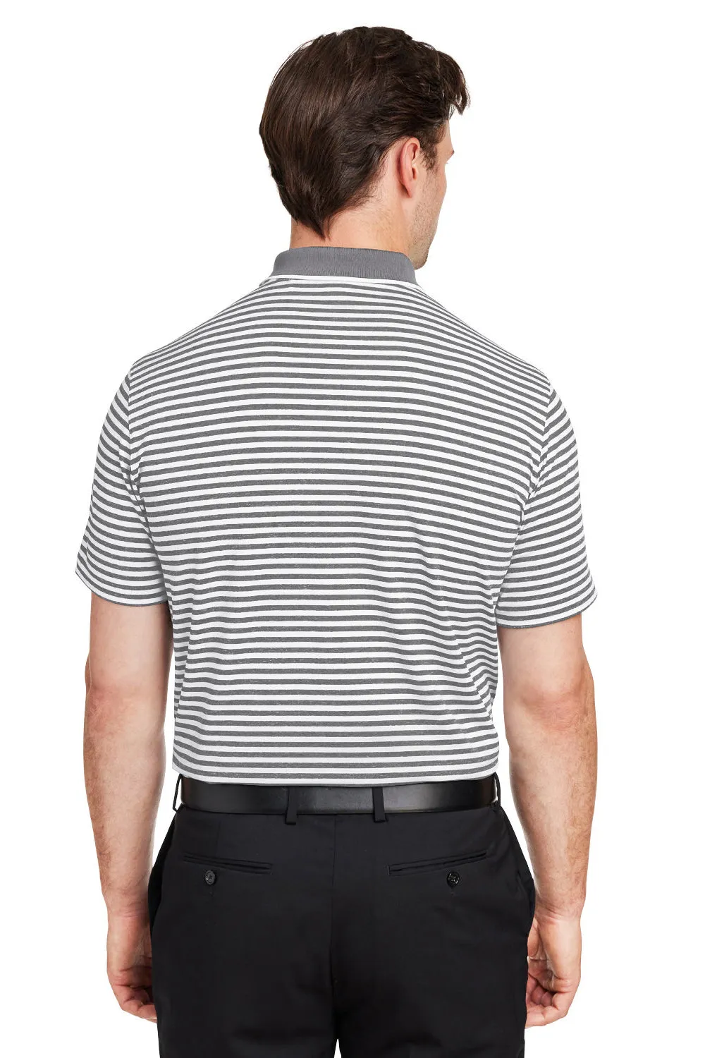 Puma Mens Mattr Feeder Moisture Wicking Short Sleeve Polo Shirt - Quiet Shade Grey