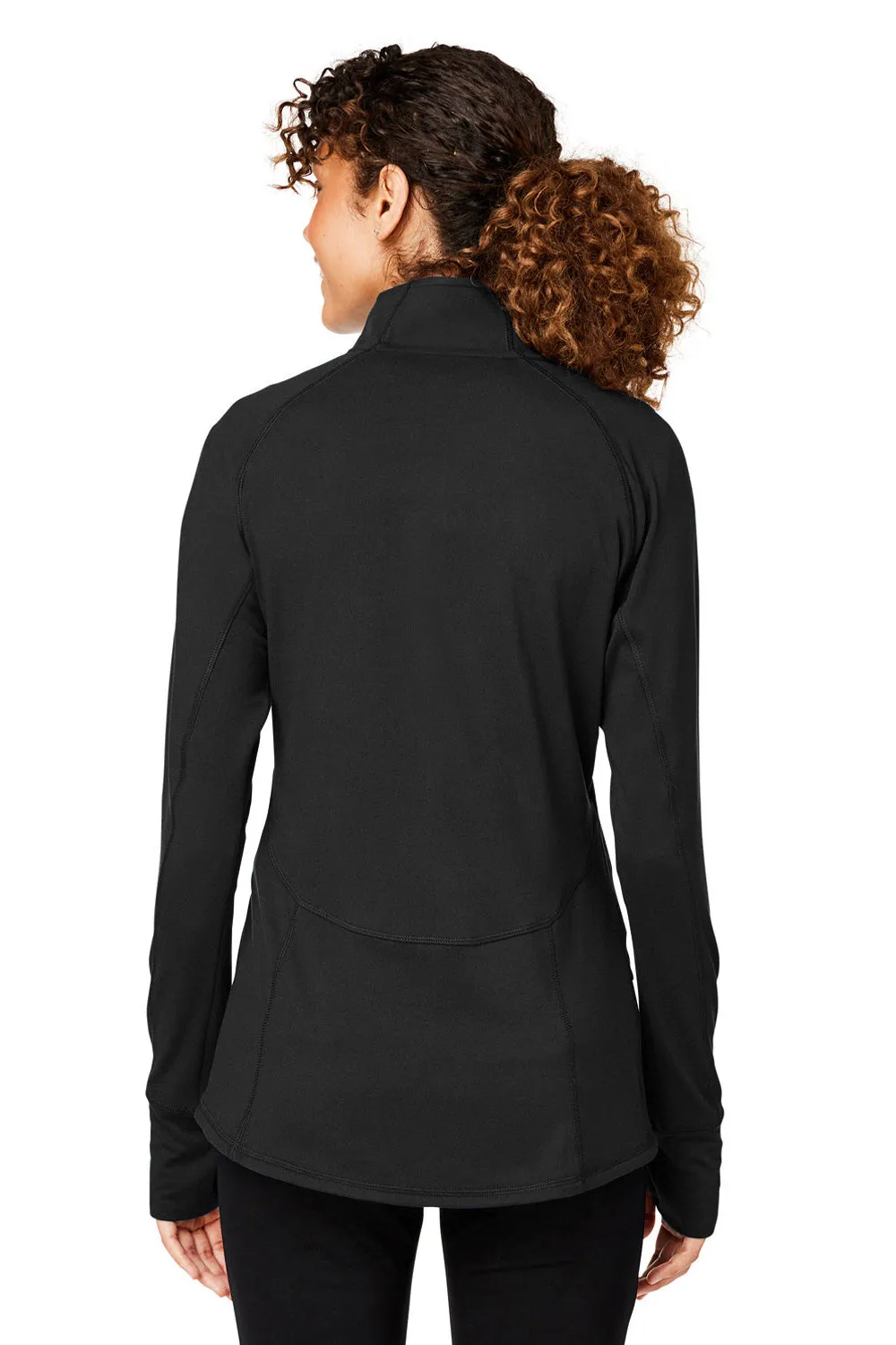 Puma Womens Gamer Moisture Wicking 1/4 Zip Sweatshirt w/ Pockets - Black - Closeout
