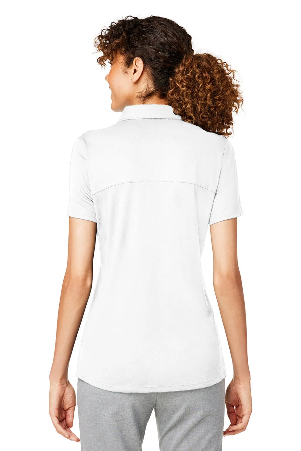 Puma Womens Gamer Moisture Wicking Short Sleeve Polo Shirt - Bright White - Closeout