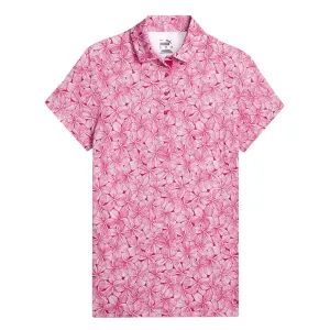 Puma - Women's MATTR Plumeria Short Sleeve Polo (621637 03)