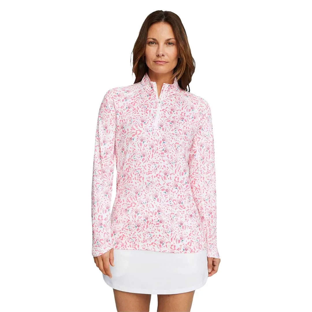 Puma - Women's You-V Mariposa Quarter-Zip Golf Sweater (622792 01)