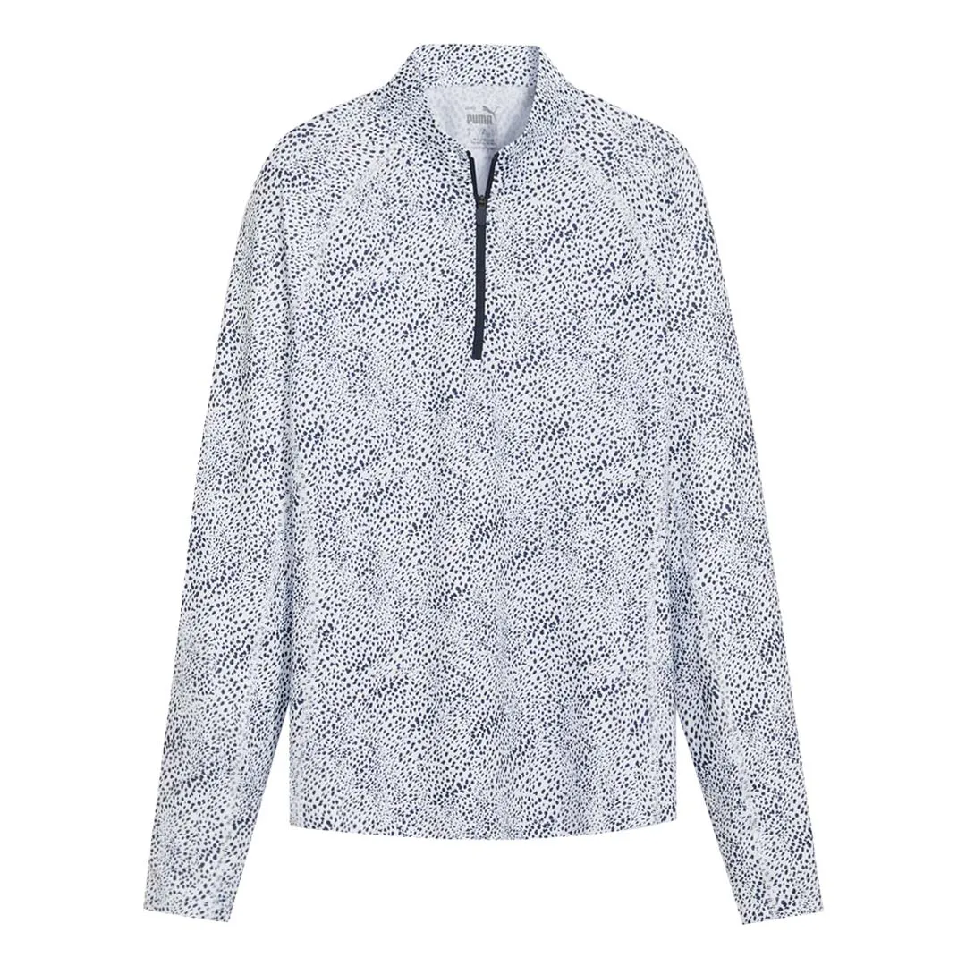 Puma - Women's You-V Microdot 1/4 Zip Sweater (623934 02)