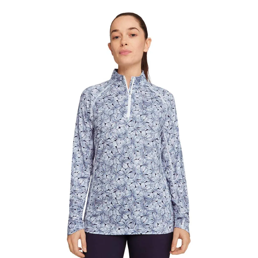 Puma - Women's You-V Plumeria 1/4 Zip Sweater (622788 01)