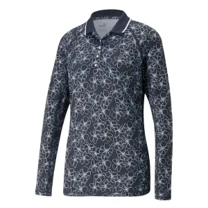 Puma - Women's YouV Island Flower Long Sleeve Polo (539037 01)