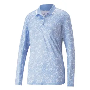 Puma - Women's YouV Island Flower Long Sleeve Polo (539037 02)