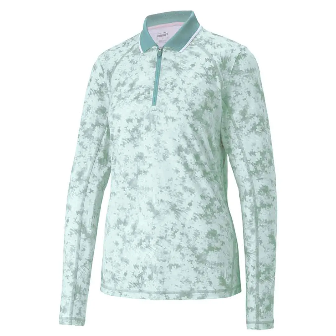 Puma - Women's YouV Stillwater Long Sleeve Polo (539038 01)