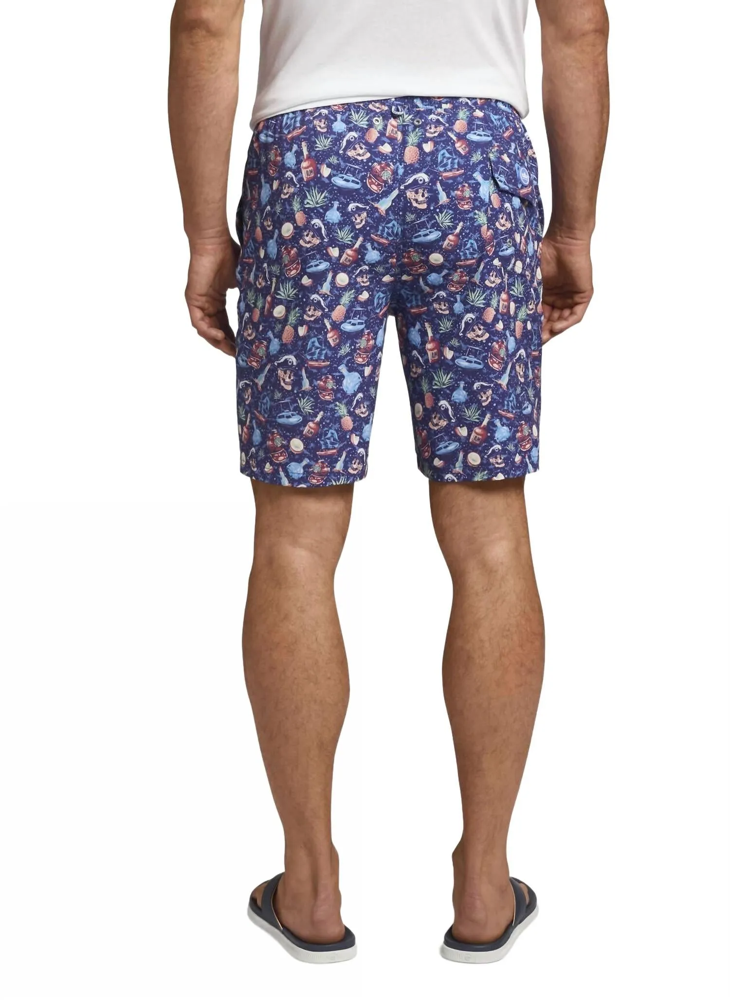 Quick-Drying Swim Trunks In Blue