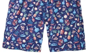 Quick-Drying Swim Trunks In Blue