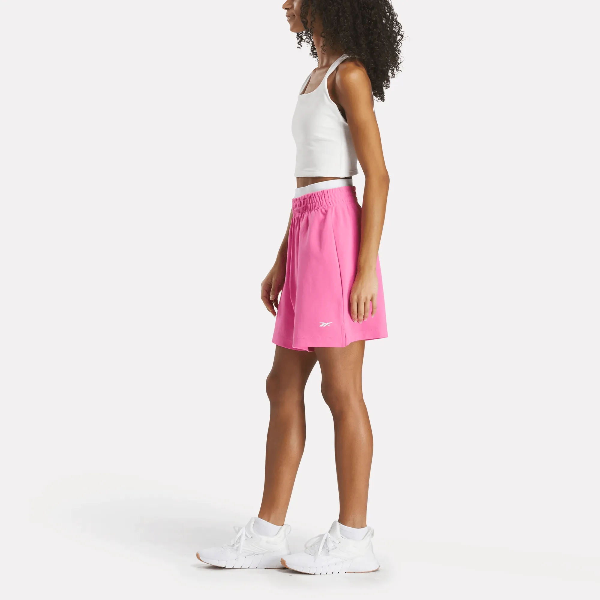 Reebok Shoes Women's Identity High-Rise Shorts 5"