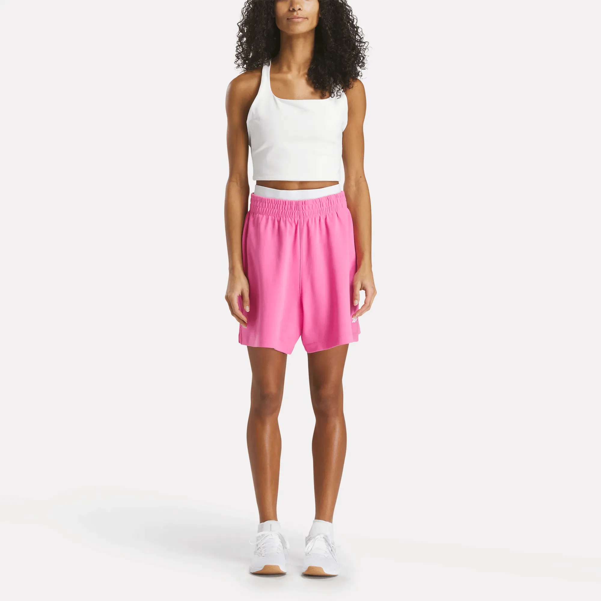 Reebok Shoes Women's Identity High-Rise Shorts 5"