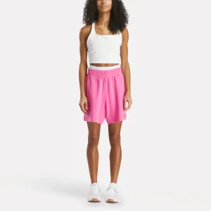 Reebok Shoes Women's Identity High-Rise Shorts 5"
