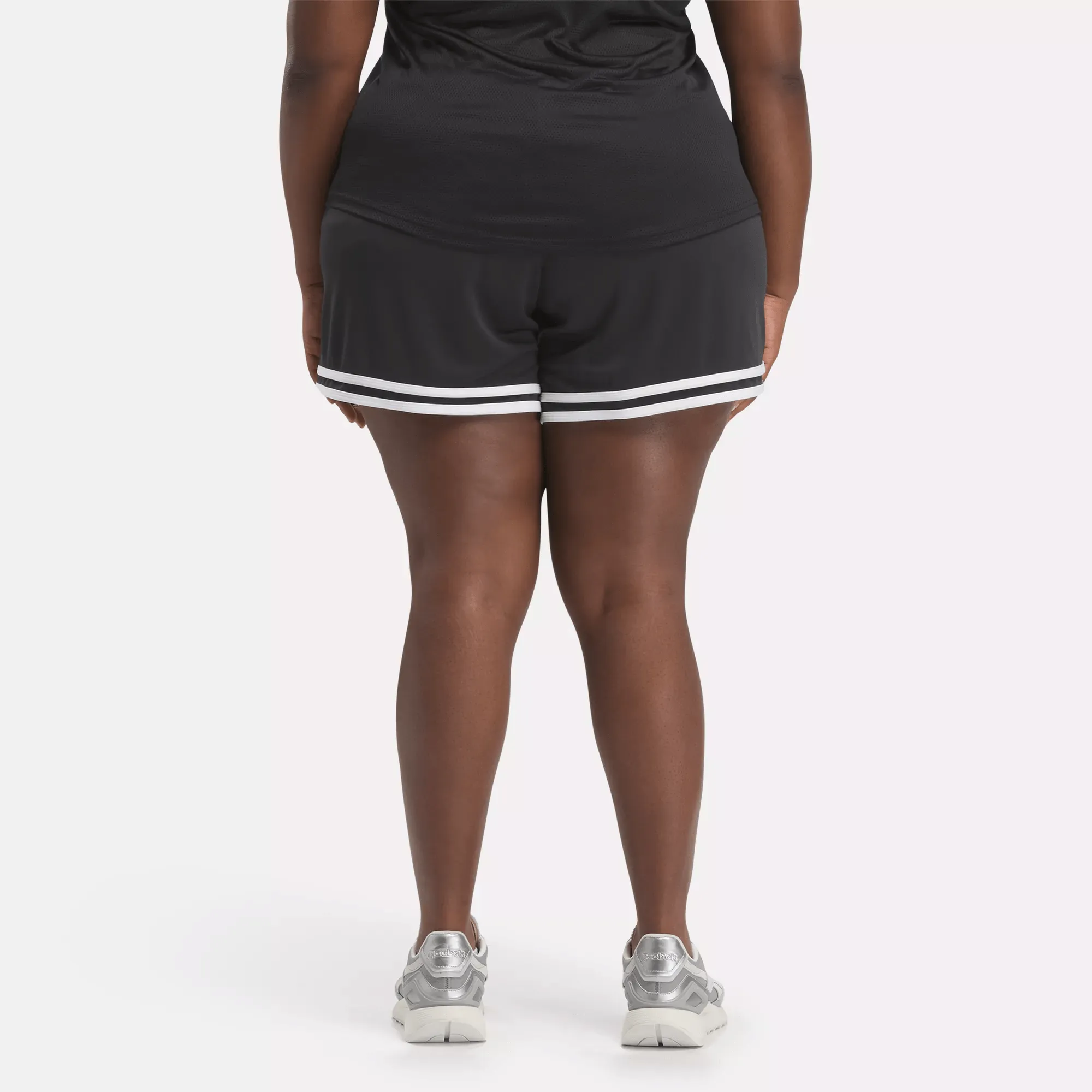 Reebok Shoes Women's Workout Ready High-Rise Shorts (Plus Size)