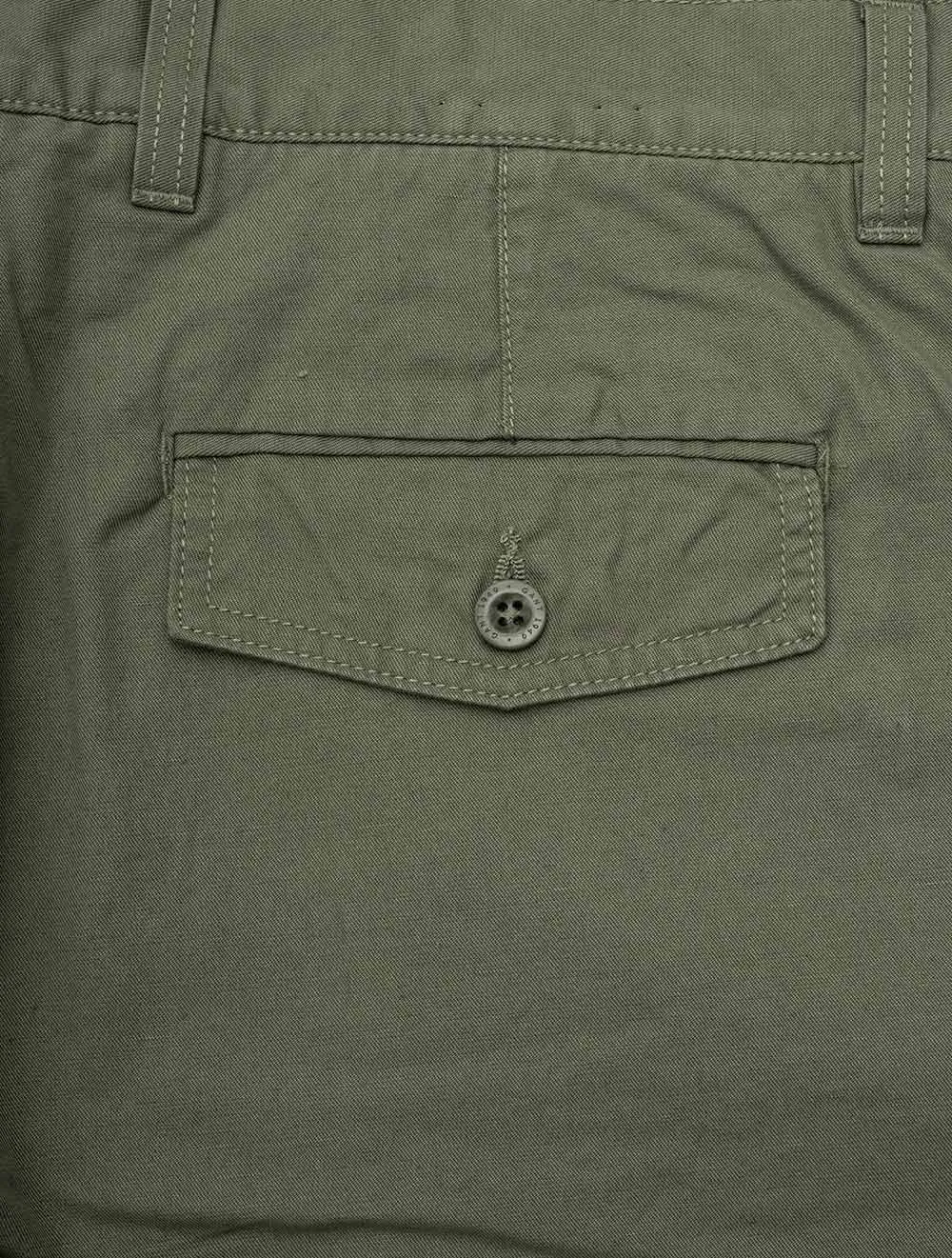 Regular Cotton Linen Surplus Shorts Four Leaf Clover