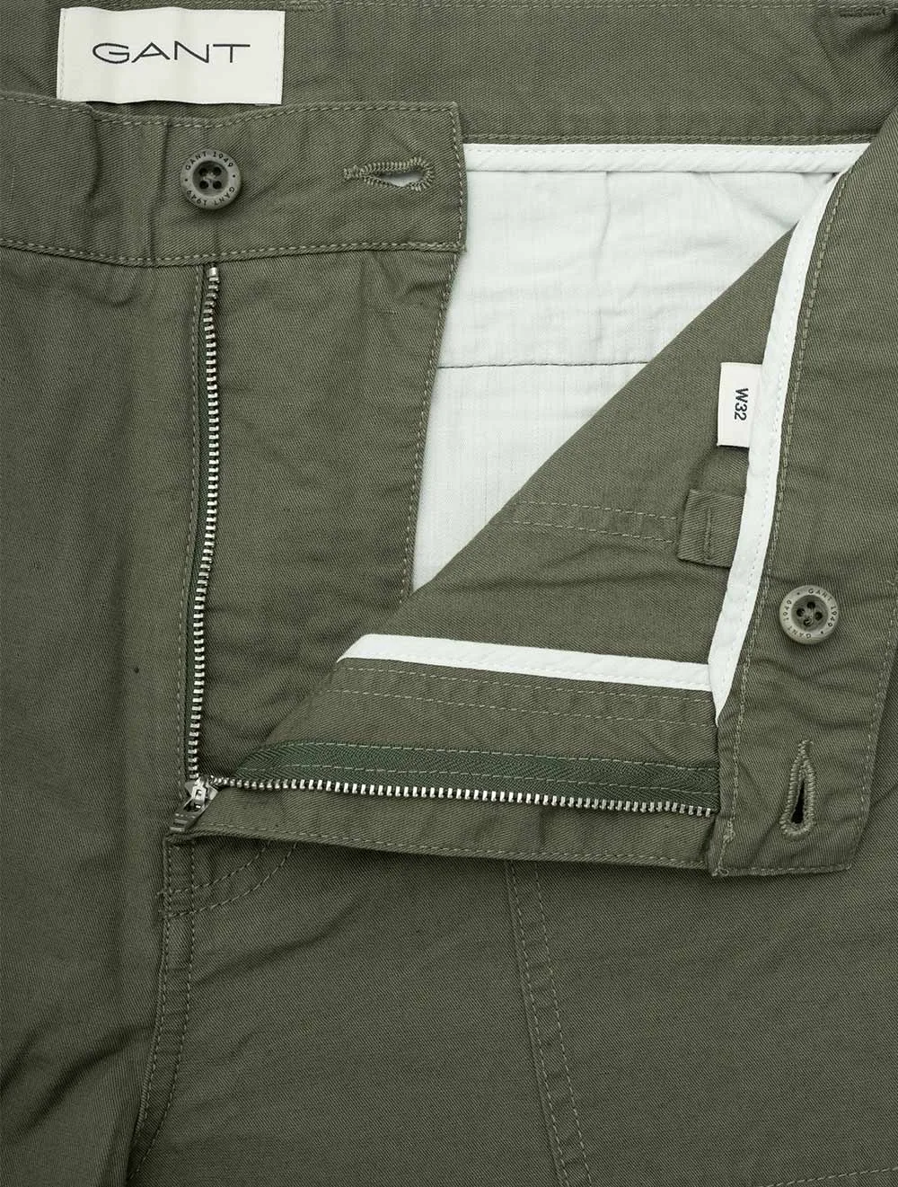 Regular Cotton Linen Surplus Shorts Four Leaf Clover