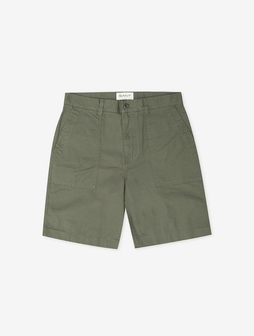 Regular Cotton Linen Surplus Shorts Four Leaf Clover