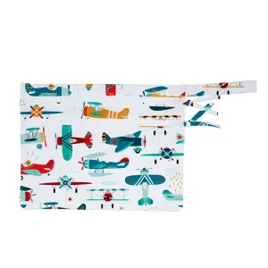 Retro Airplanes - Waterproof Wet Bag (for Mealtime, On-the-go, And More!) Babykids_Bapron-Baby