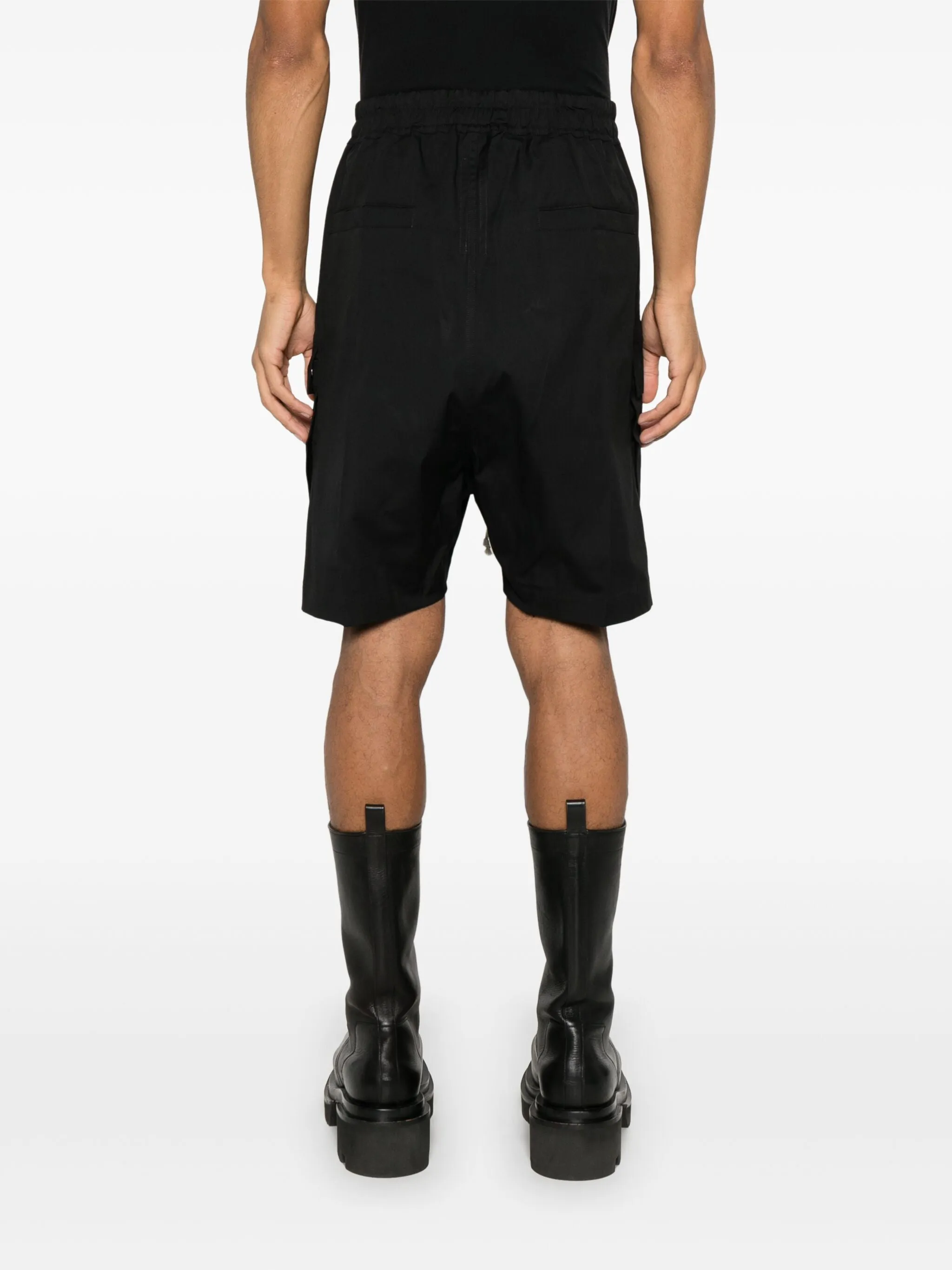 RICK OWENS - Men Heavy Cotton Cargobela Shorts Shoes_rick-owens