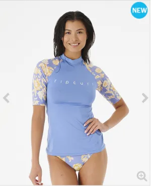 Ripcurl Oceans Together Short Sleeve Uv Top
