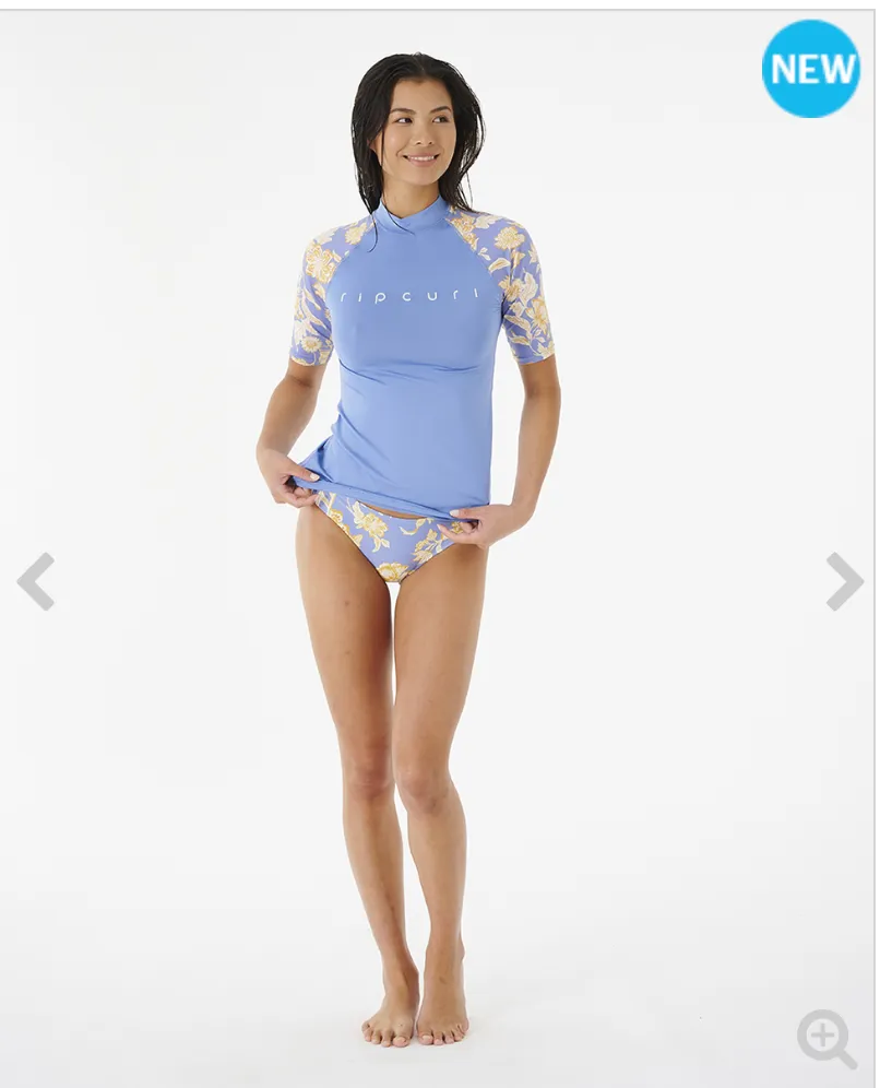 Ripcurl Oceans Together Short Sleeve Uv Top