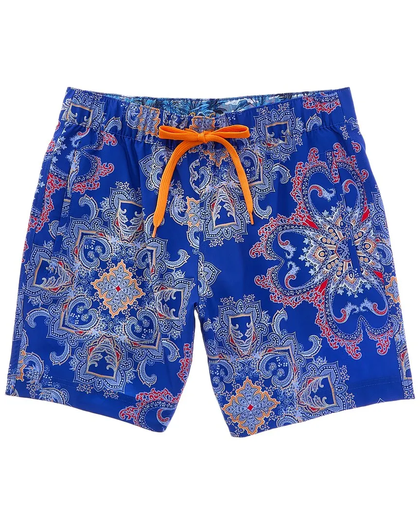 Robert Graham Loki Woven Swim Trunk