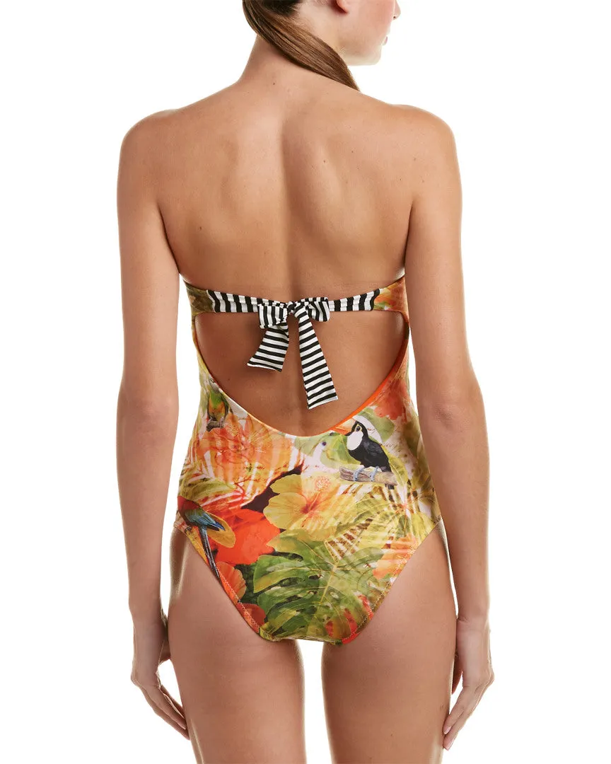 SAHA Wrap Bandeau One-Piece