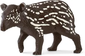 Schleich Toys SCHLEICH 14851 Wild Life Tapir Baby Figurine, Multicoloured
