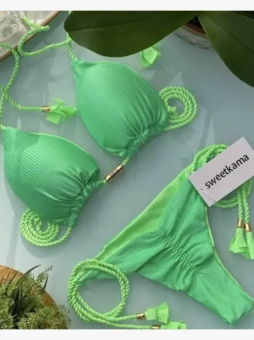 Sexy Micro Tie Side Bikini Bottom