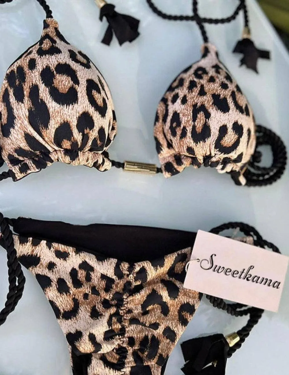 Sexy Micro Tie Side Bikini Bottom