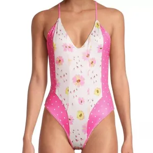 Shailee One Piece In Bright Peony