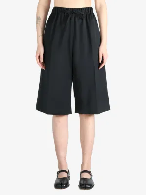 SIMONE ROCHA - Women Wide Leg Elasticated Long Shorts Shoes_simone-rocha
