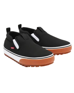 Snow Lodge Slippers in Black & White